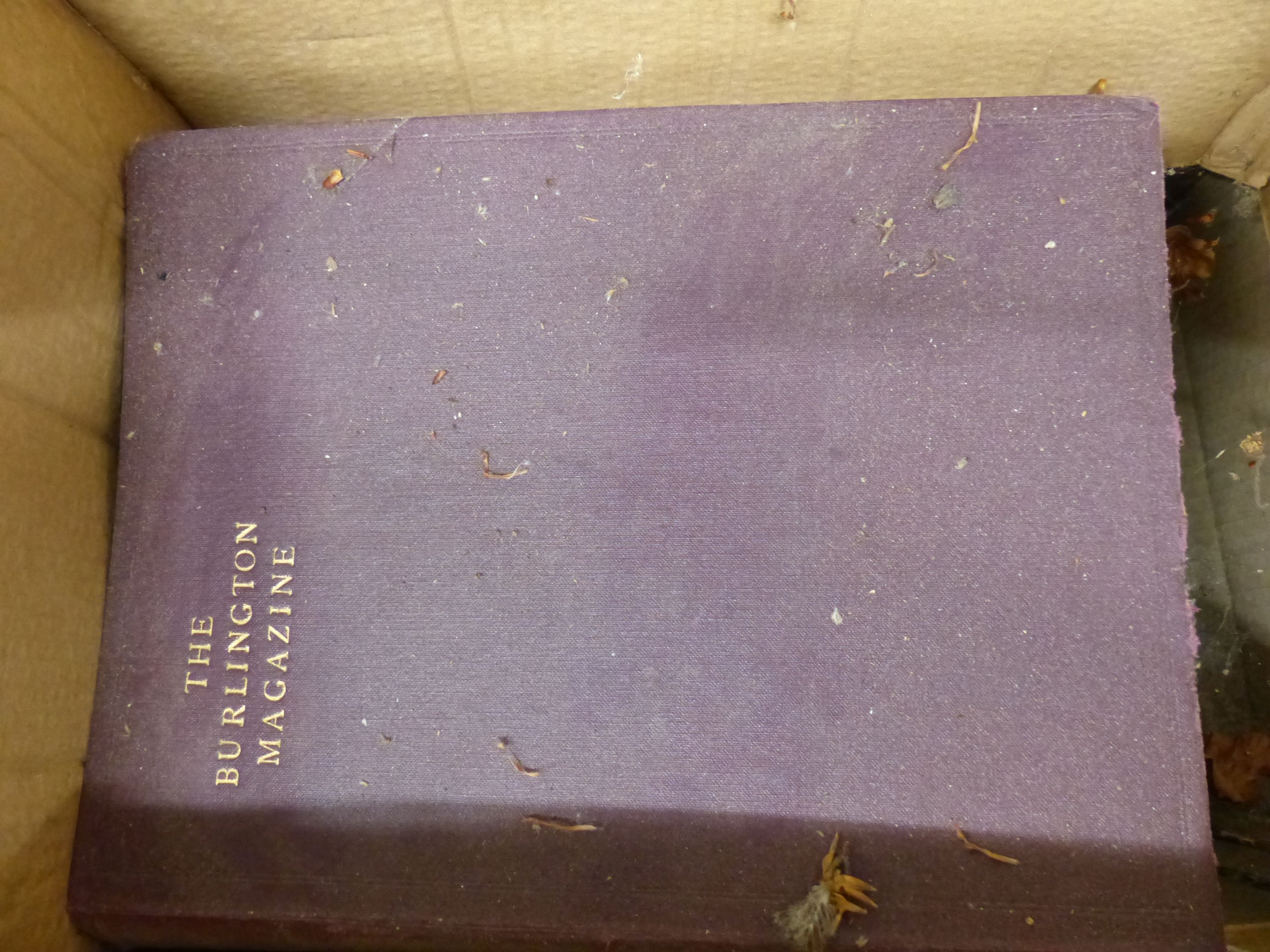 Burlington Magazine: Vol 1 (1903), Vol 4 (1904), Vol 37 (1920), Vol 138 (1996) various bindings. 1997-2013 unbound. Antiquaries Journal: Vol 1 (1921) to 2010. Missing 1974. 1921-1984 bound (1921 to 1942 one binding, 1943